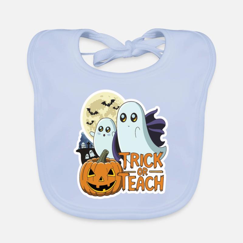 Trick Or Teach Halloween Lehrer Baby Bio-Lätzchen