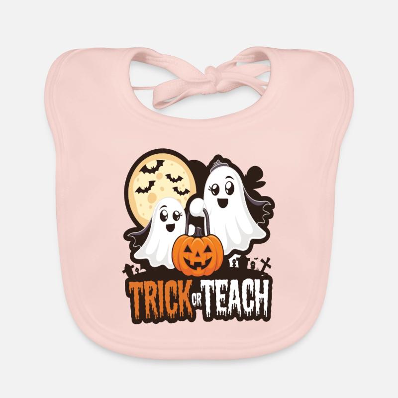 Trick Or Teach Halloween Lehrer Baby Bio-Lätzchen