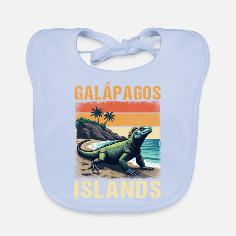 Îles Galapagos Bavoir bio Bébé