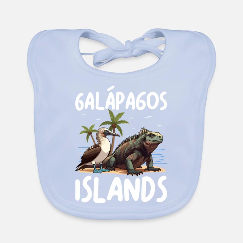 Îles Galapagos Bavoir bio Bébé