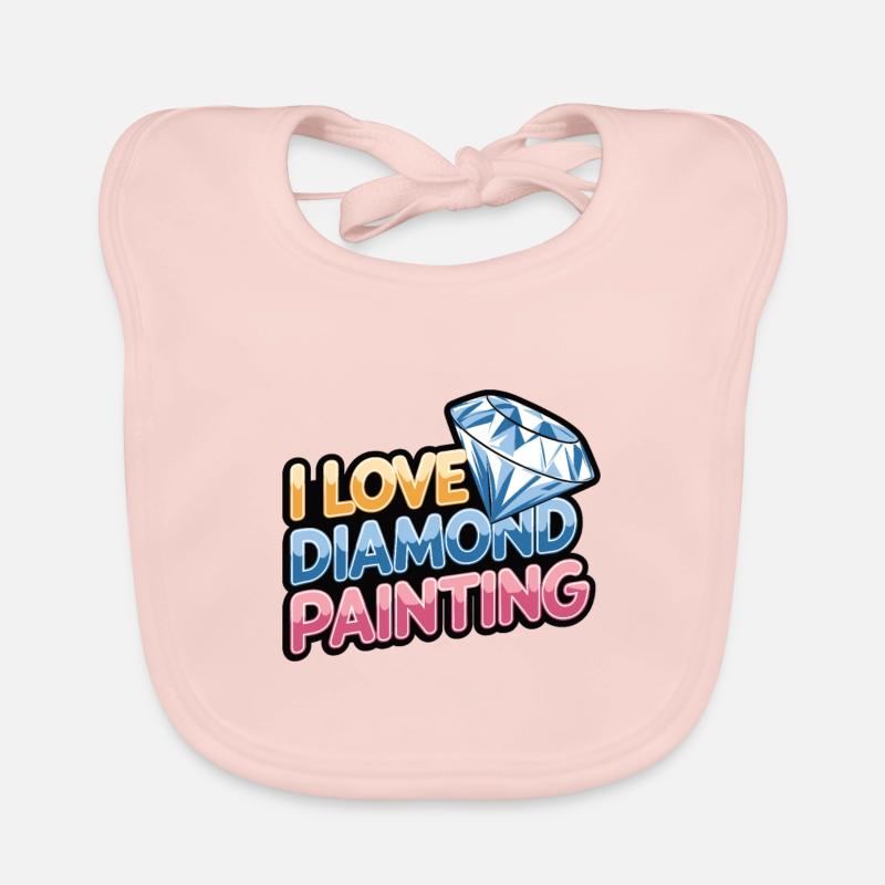 Diamond Painting Diamond Painter Baby Bio-Lätzchen
