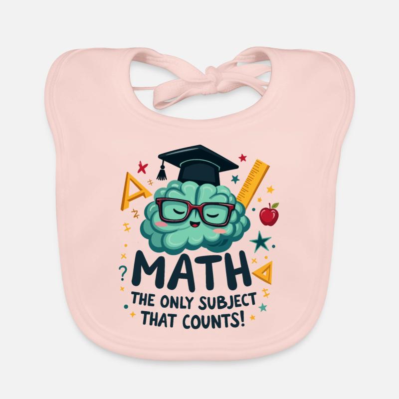 MATHEMATIK Baby Bio-Lätzchen