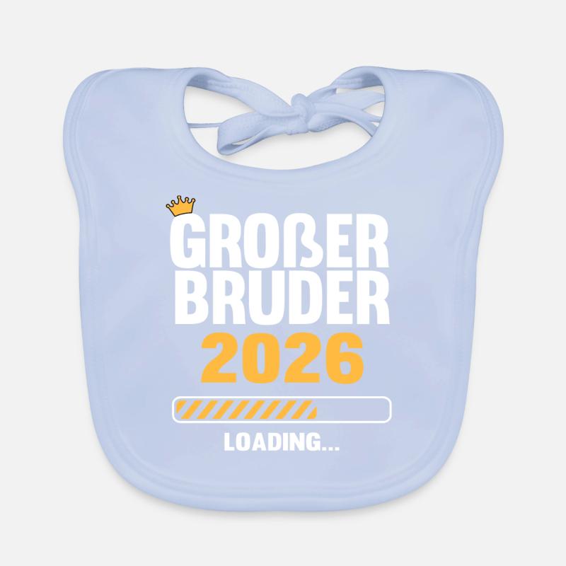 Großer Bruder 2026 Loading Baby Bio-Lätzchen