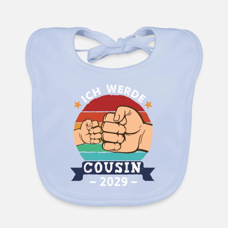 Ich werde Cousin 2029 Schwangerschaft Werdender Baby Bio-Lätzchen