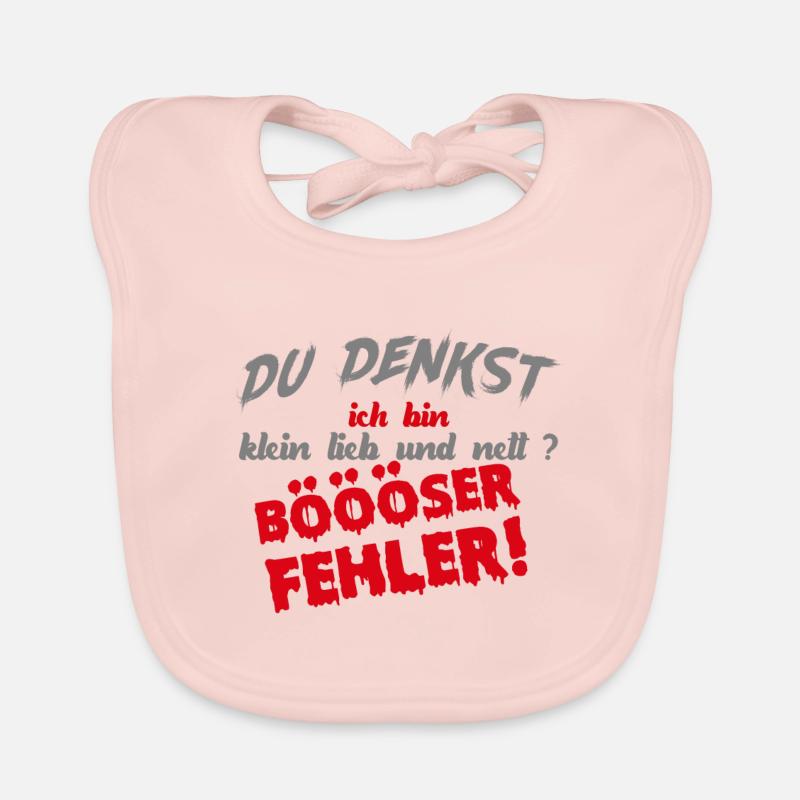 Du denkst ich bin klein? Böser Fehler! Baby Bio-Lätzchen