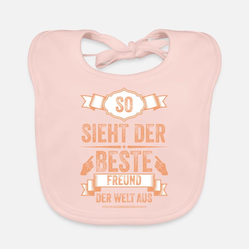 Bester Freund Geschenk – Lustig & Cool Baby Bio-Lätzchen
