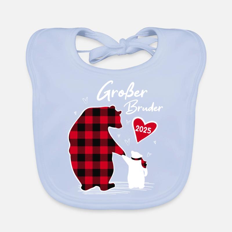 Big Brother Bear 2025 Organic Baby Bibs