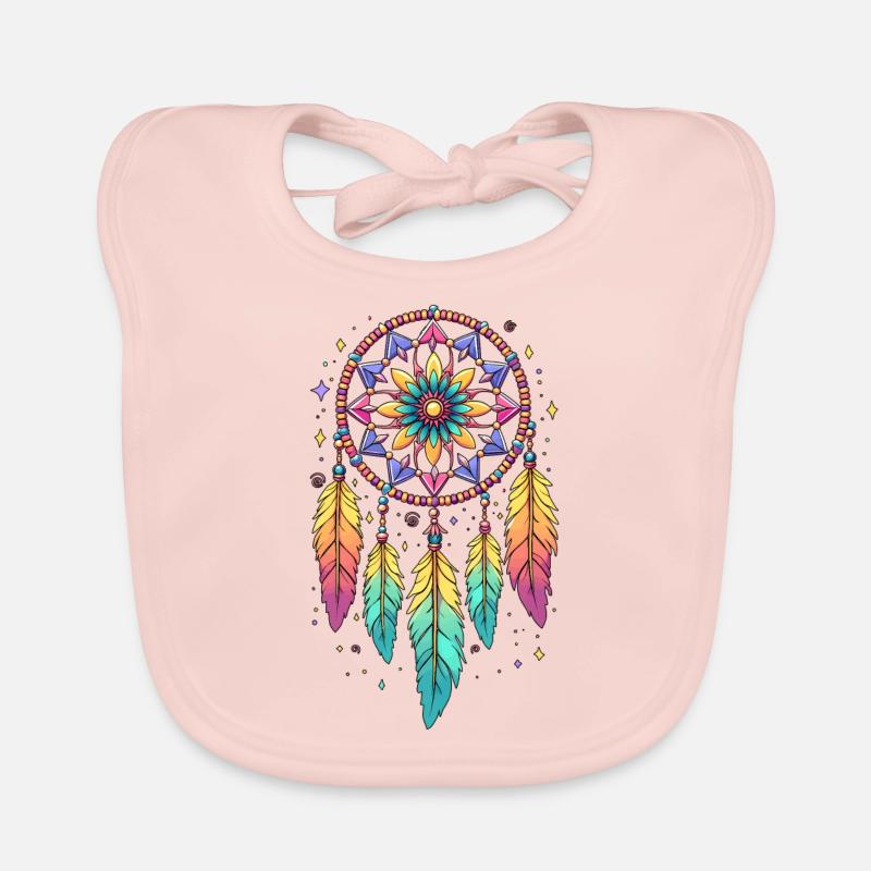 Attrape-rêves boho Bavoir bio Bébé
