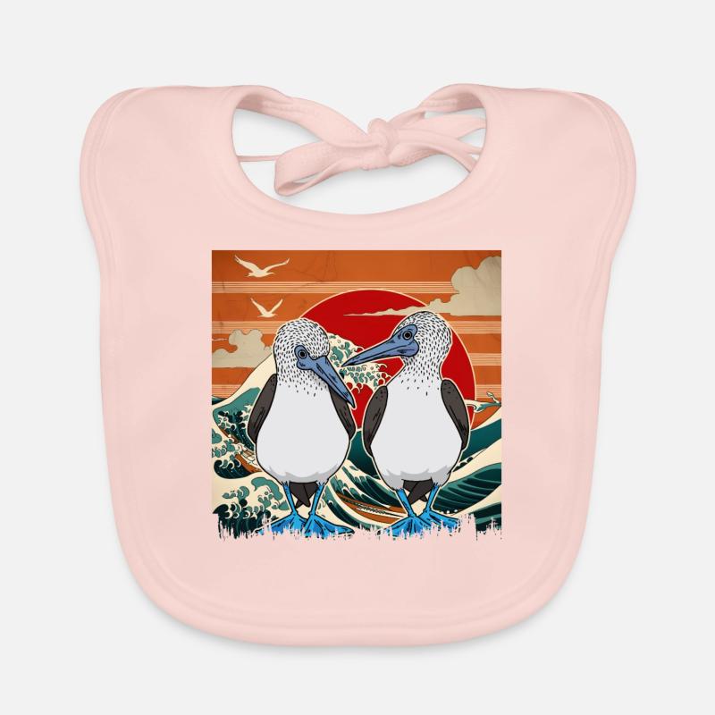 Seabirds Blue-footed Booby Baby Bio-Lätzchen