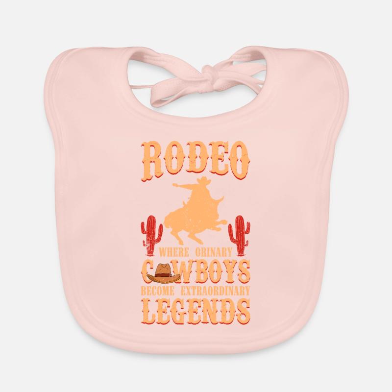 Tenue de rodéo Équitation de taureau Bavoir bio Bébé