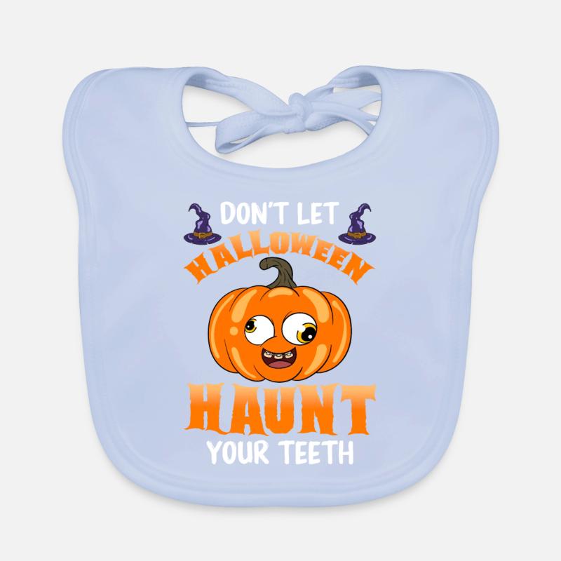 Dentiste Halloween assistant dentaire Bavoir bio Bébé
