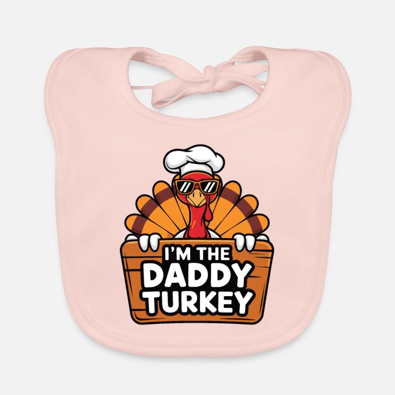 Daddy Turkey Thanksgiving Baby Bio-Lätzchen