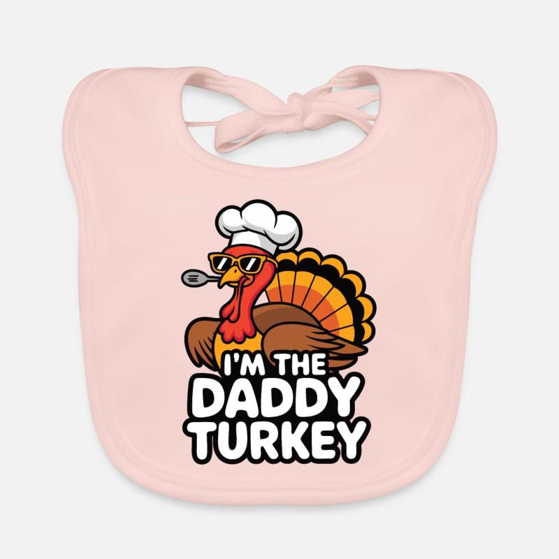 Daddy Turkey Thanksgiving Baby Bio-Lätzchen