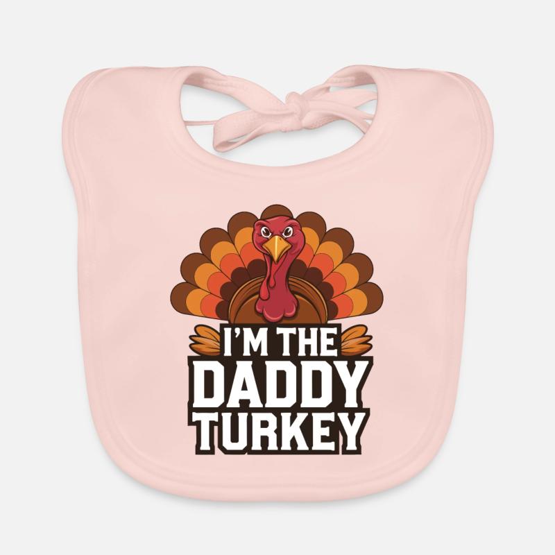 Daddy Turkey Thanksgiving Baby Bio-Lätzchen