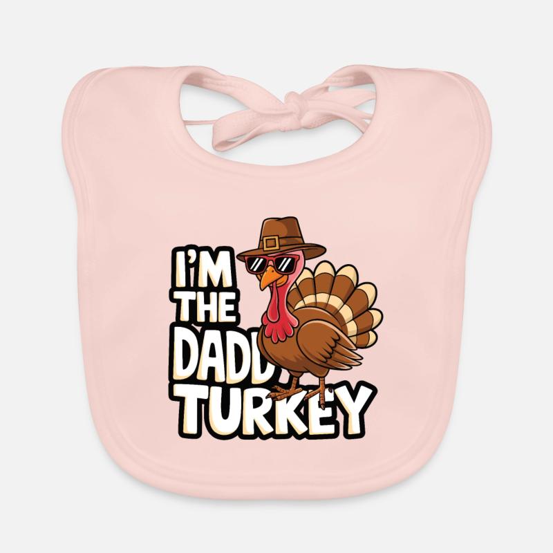 Daddy Turkey Thanksgiving Baby Bio-Lätzchen