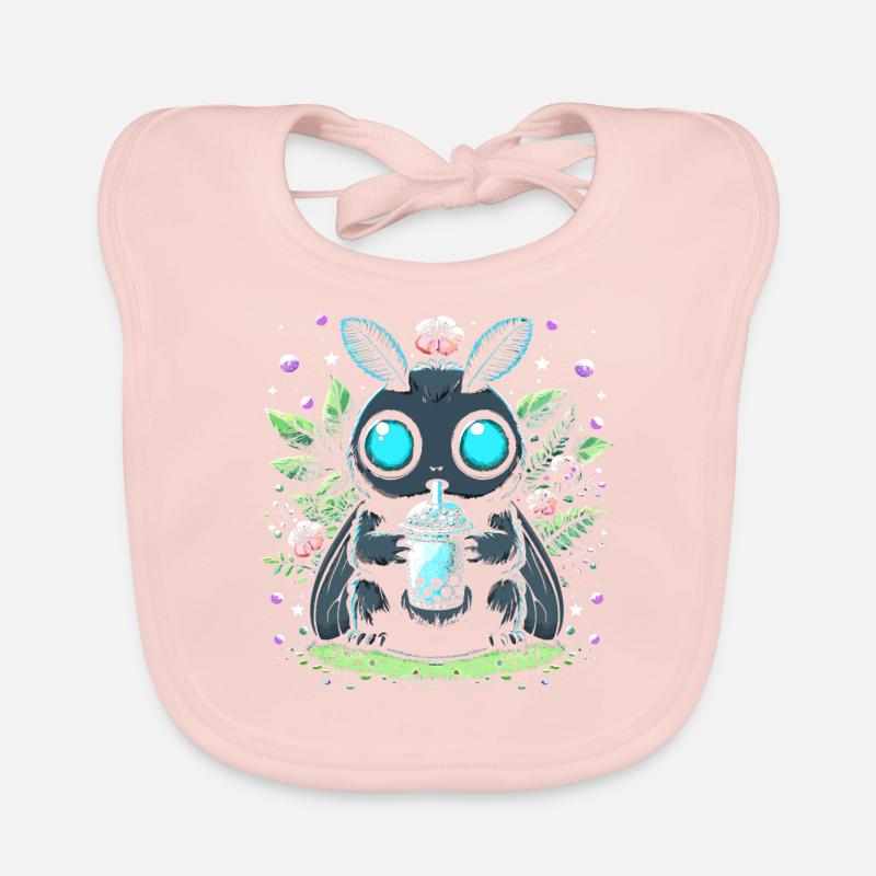 Mothman Bubble Tea Baby Bio-Lätzchen