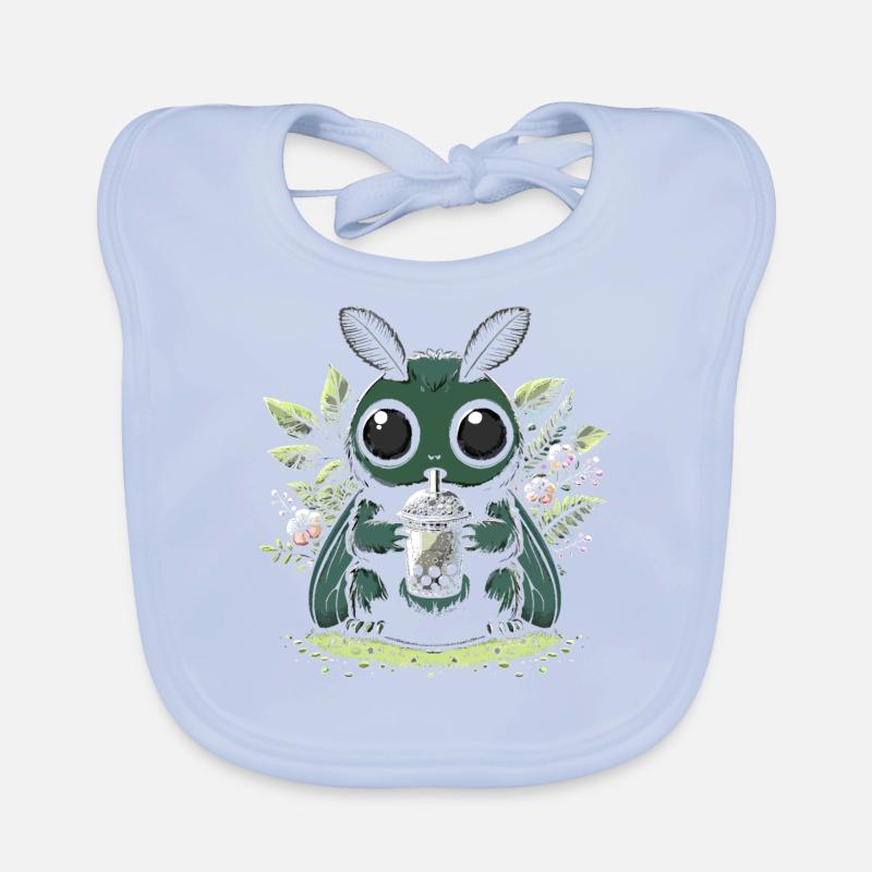 Mothman Bubble Tea Baby Bio-Lätzchen
