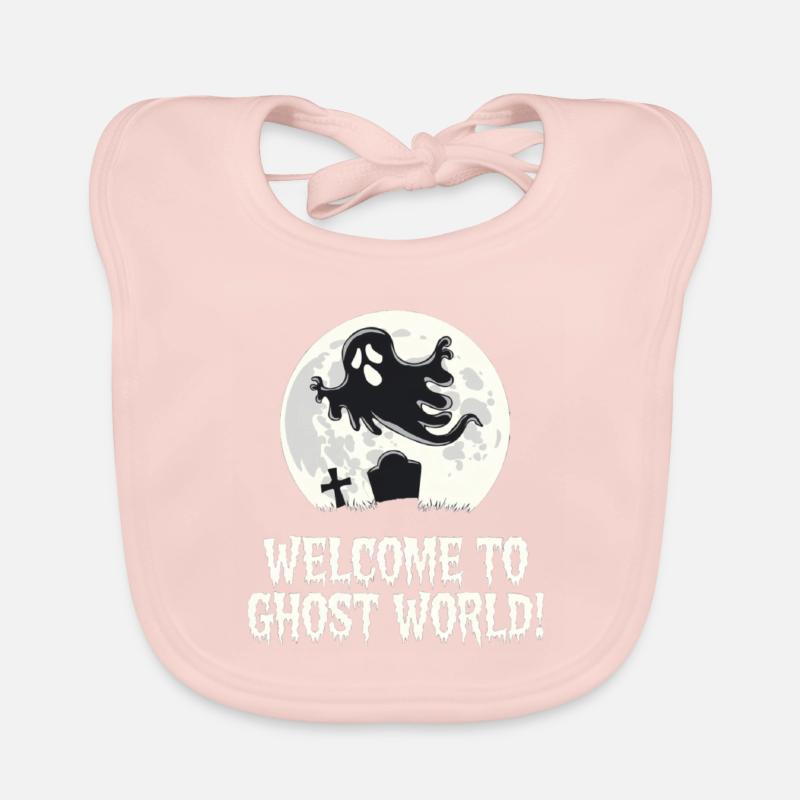 BIENVENUE DANS GHOST WORLD Bavoir bio Bébé