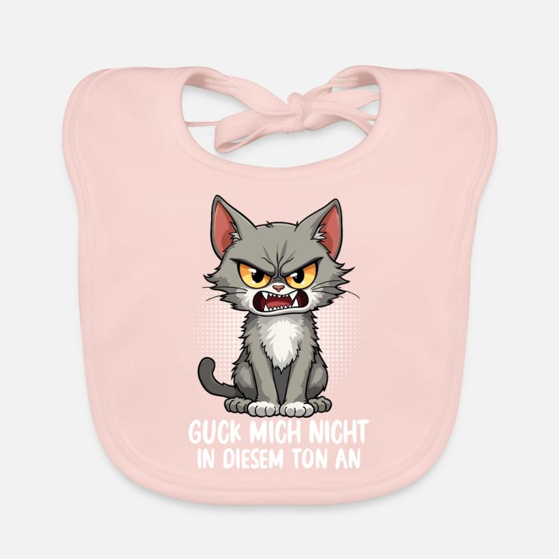 Don't look at me in this tone Organic Baby Bibs