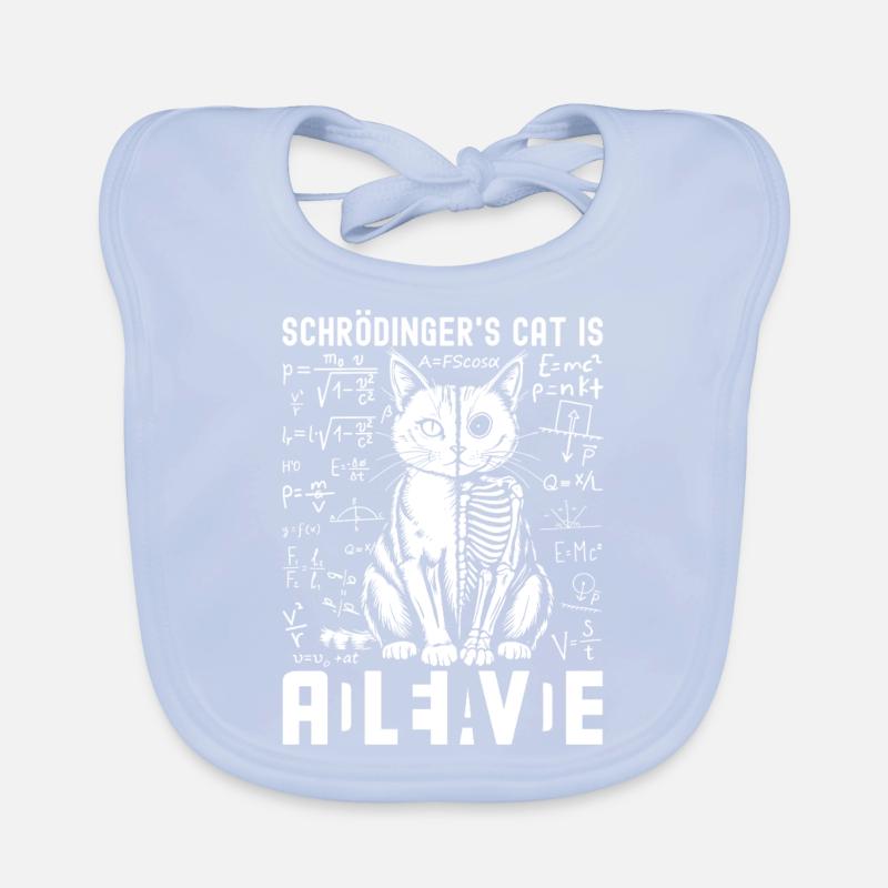 Schrödingers Katze Dead and Alive Baby Bio-Lätzchen