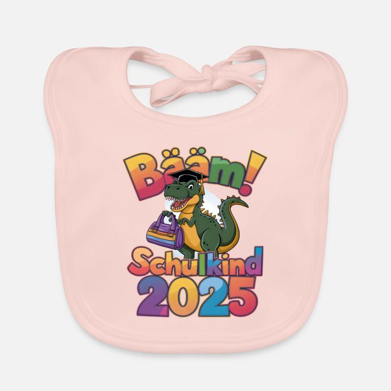 Schulkind 2025 Einschulung Schulanfang Baby Bio-Lätzchen