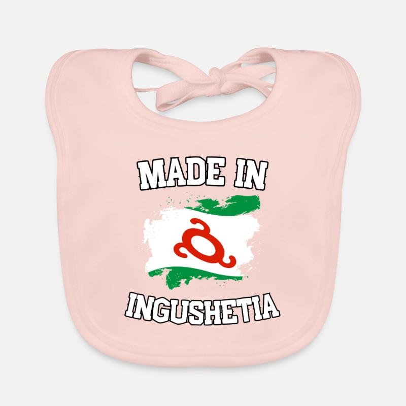 Made in Ingushetia - Baby Bio-Lätzchen - Rose