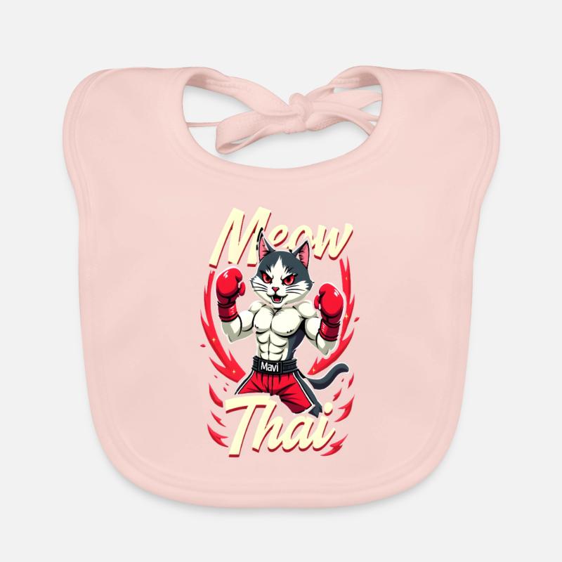 Funny Muay Thai Boxing Muay Thai Baby Bio-Lätzchen
