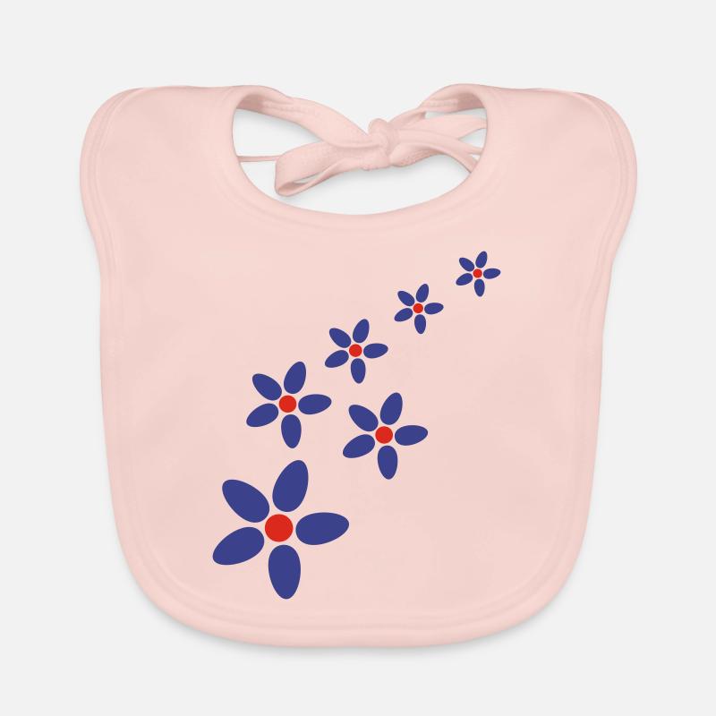 Blumen Baby Bio-Lätzchen