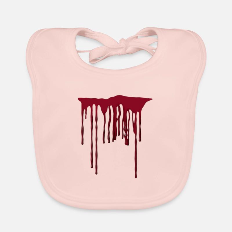 Blut Halloween / Geschenk Geschenkidee Baby Bio-Lätzchen