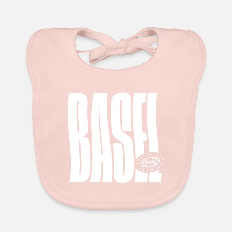 Bâle - Bavoir bio Bébé - rose