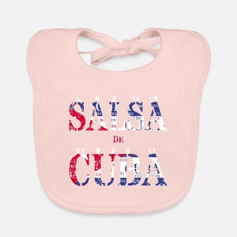 Salsa de Cuba | Kuba Cuban Dance Baby Bio-Lätzchen
