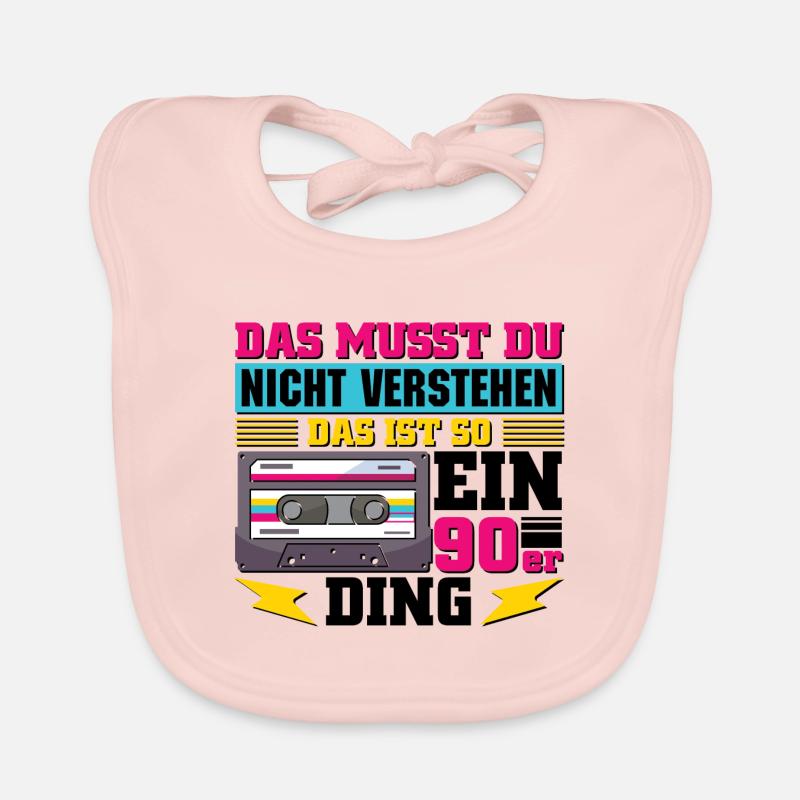 Das ist so ein 90er Ding Baby Bio-Lätzchen