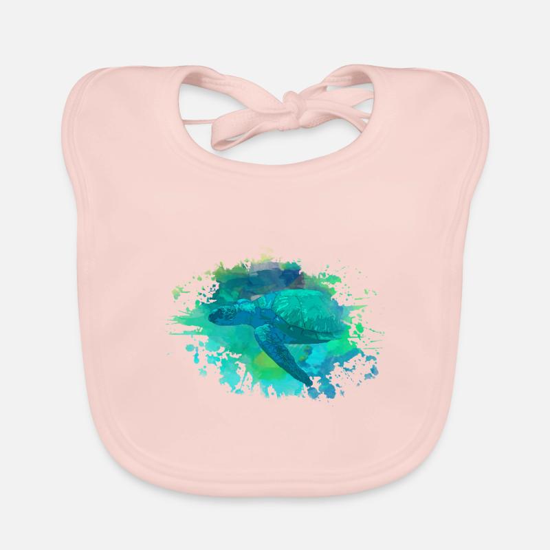 Turtle Organic Baby Bibs