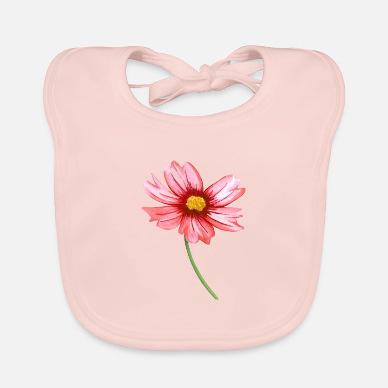 flower Organic Baby Bibs