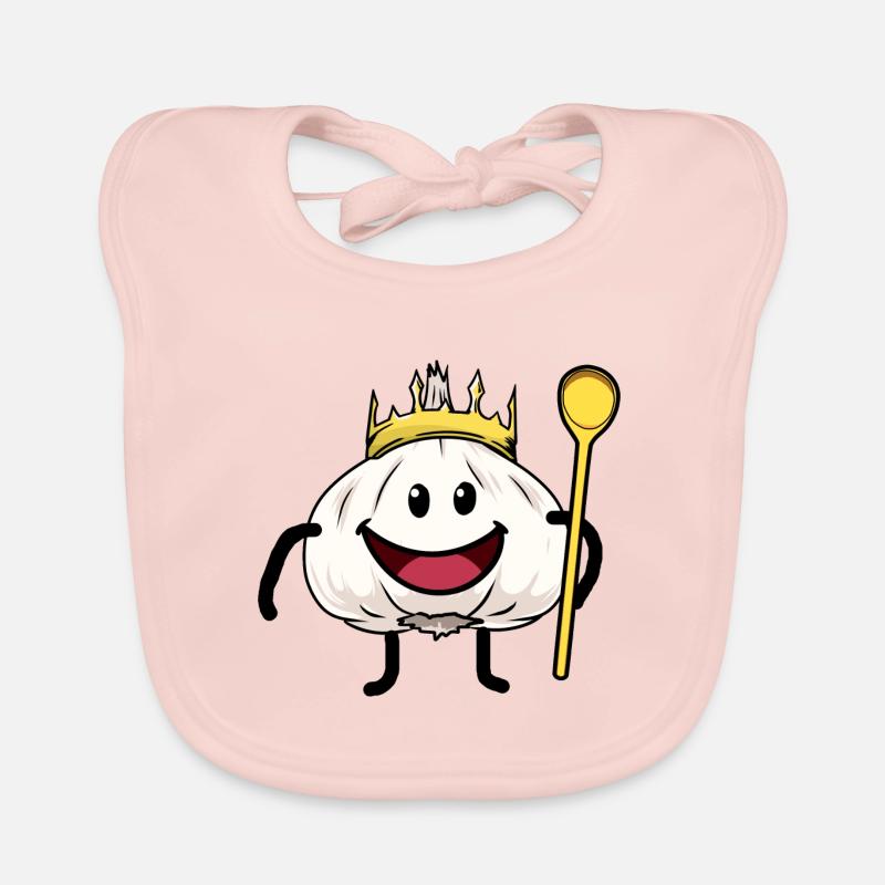 König Knoblauch kochen Küche gesund lecker Baby Bio-Lätzchen