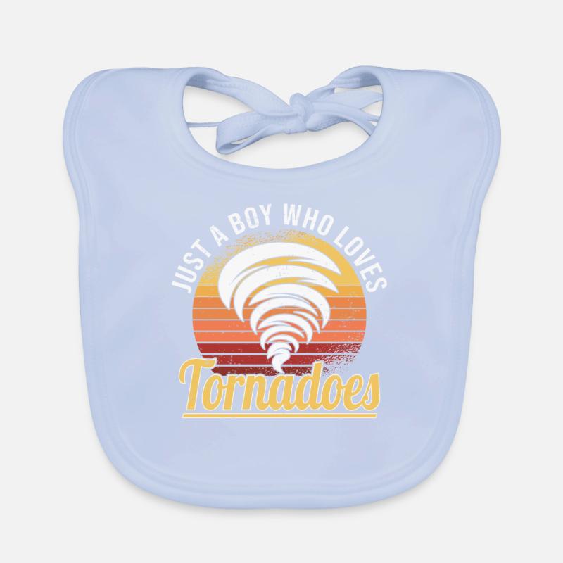 Tornado Hunter Tornado Tornado Chaser Hurricane Organic Baby Bibs