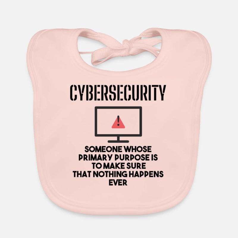 Cybersecurity - IT-Sicherheit Informatiker Baby Bio-Lätzchen