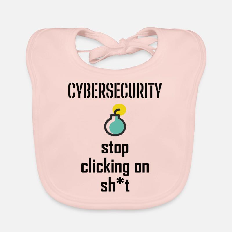 Cybersecurity - IT Security Computer Scientists Organic Baby Bibs