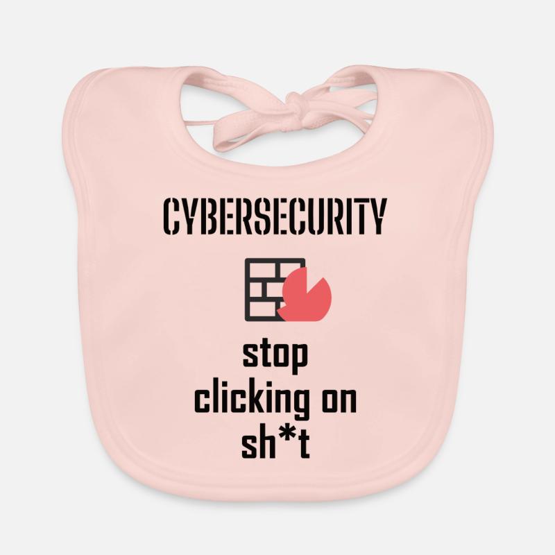 Cybersecurity - IT Security Computer Scientists Organic Baby Bibs