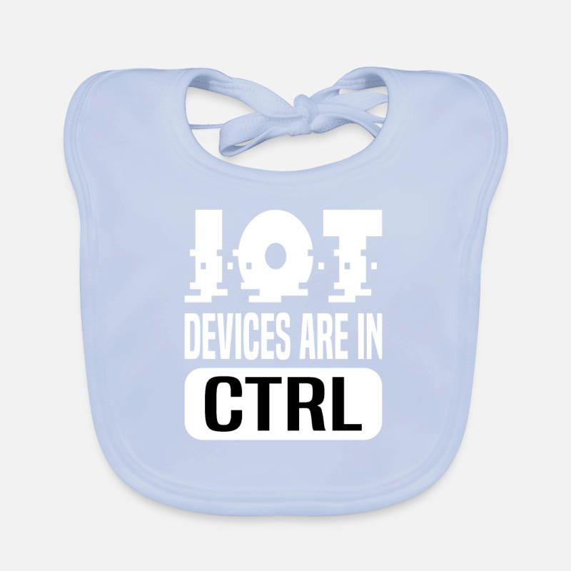 Internet Of Things IOT Programmer Admin IT Organic Baby Bibs