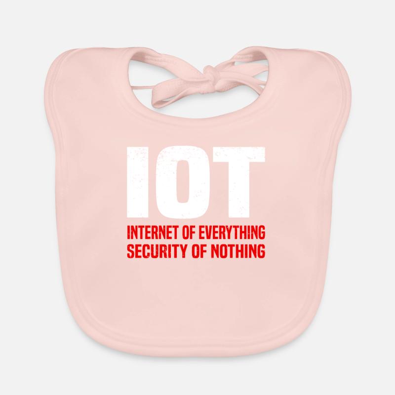 Internet Of Things IOT Programmer Admin IT Organic Baby Bibs