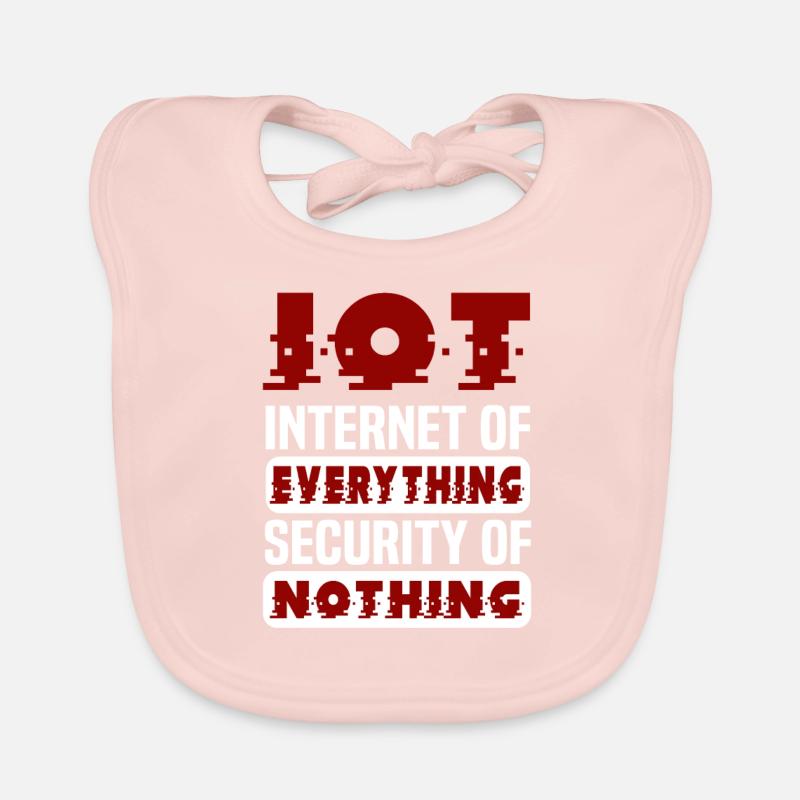 Internet Of Things IOT Programmer Admin IT Organic Baby Bibs