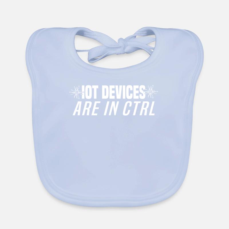 Internet Of Things IOT Programmer Admin IT Organic Baby Bibs