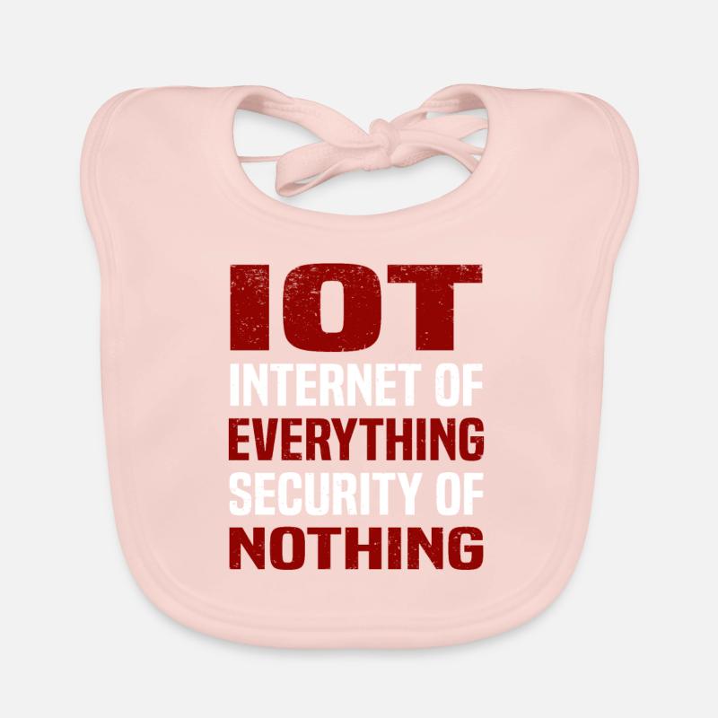 Internet Of Things IOT Programmer Admin IT Organic Baby Bibs