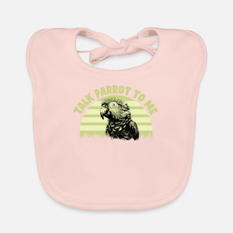 Perruche Perroquet Perroquet Propriétaire Bavoir bio Bébé