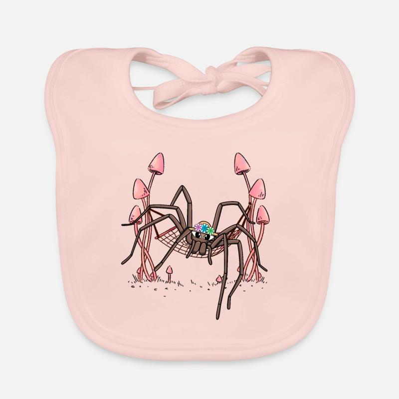 Spider Hanging Hammock Spider Web Organic Baby Bibs