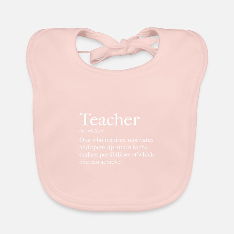 Teacher - Lehrer Baby Bio-Lätzchen