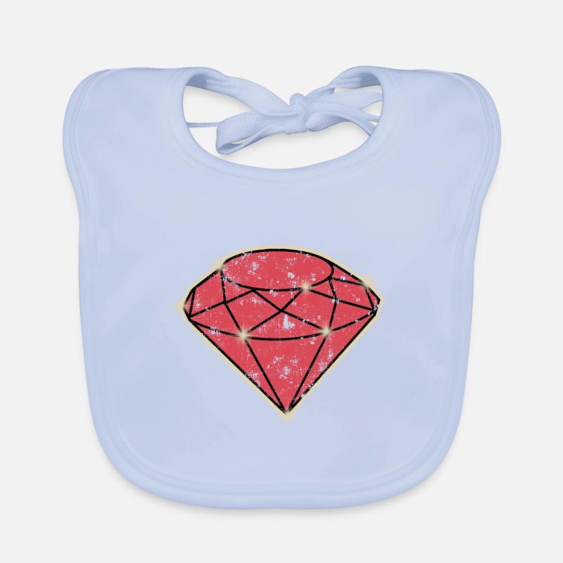 ruby Organic Baby Bibs