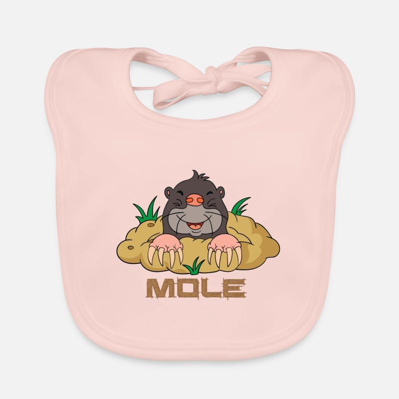 Mole - Maulwurf Baby Bio-Lätzchen