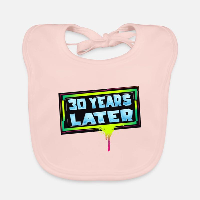 Cadeau d’anniversaire 30 ans plus tard Bavoir bio Bébé
